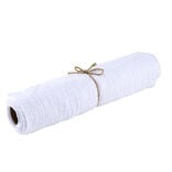 Chemin de table 100% coton blanc 30x280cm