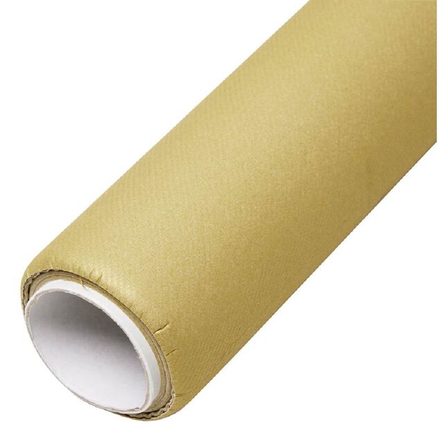 Nappe rectangulaire jetable Airlaid doré 120x400 cm