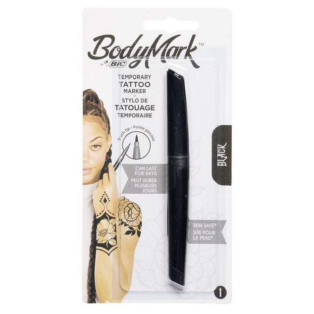 Stylo pour tatouage temporaire BIC noir