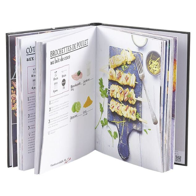 Livre de recettes sp&eacute;cial plancha