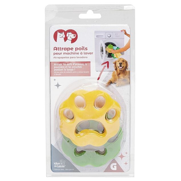 Attrape poil pour machine à laver x2