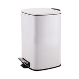 Poubelle p&eacute;dale blanche 20 L