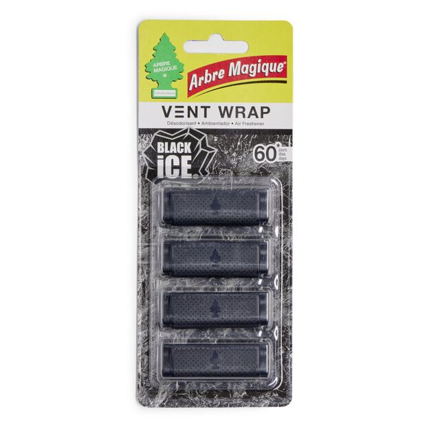 D&eacute;sodorisant voiture Vent Wrap Arbre Magique senteur Black Ice