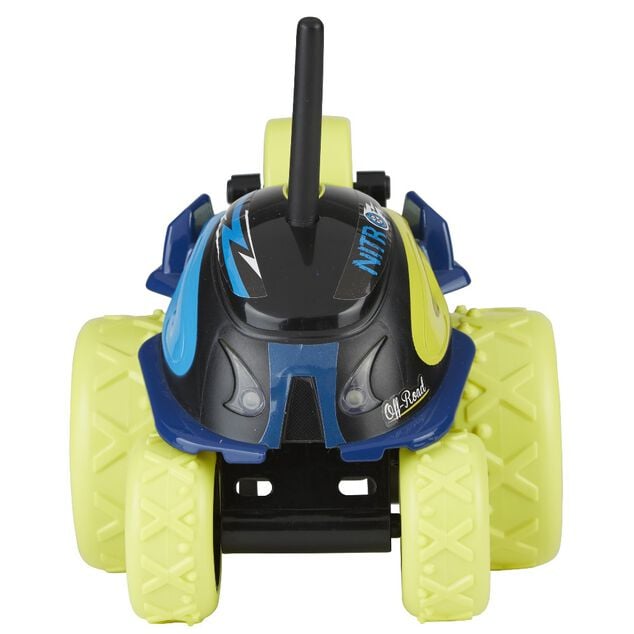 Voiture radiocommandée Drago 360° lumineuse vert bleu