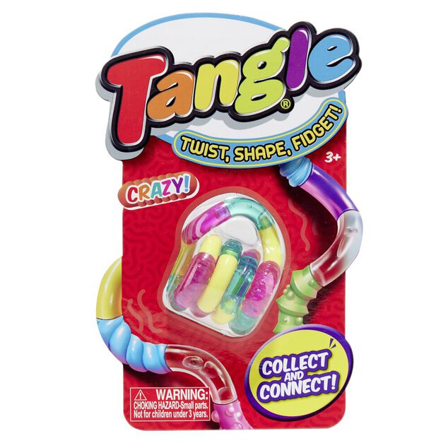 Anti-stress Tangle plastique L18,7x11xH4 (plusieurs mod&egrave;les)