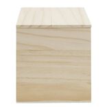 Bo&icirc;te en bois &agrave; personnaliser 15x15x15cm