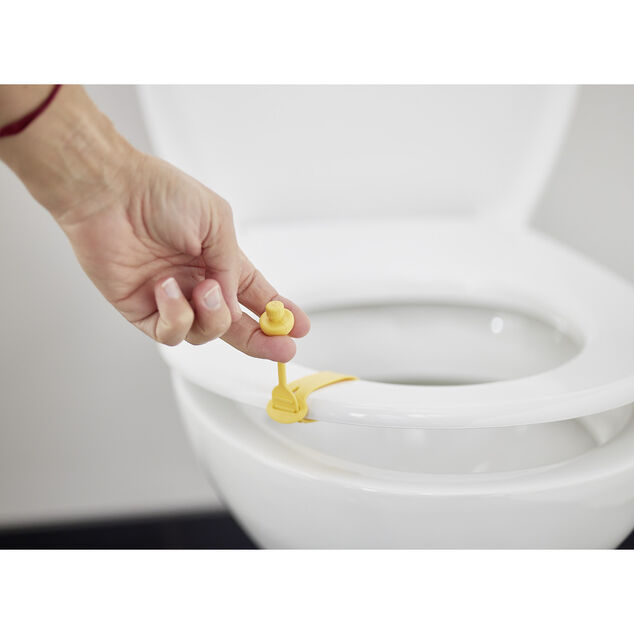 Lève couvercle de toilette en silicone L24cm (4 modèles)