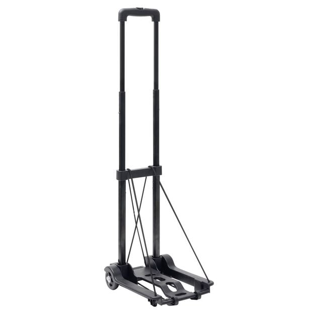 Diable 30kg m&eacute;tal et plastique noir 32x23,5xH96,5cm