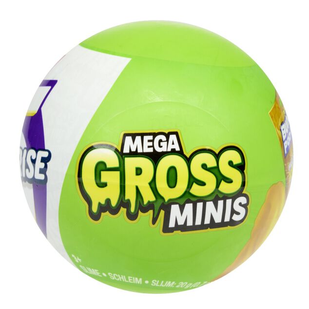 Slime &agrave; collectionner Mega Gross Minis 5 surprises capsule &Oslash;10cm