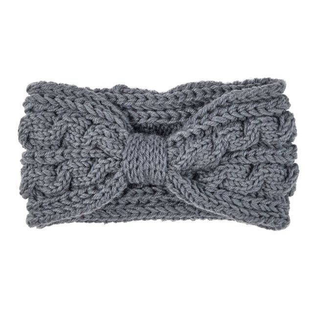 Bandeau cheveux femme polyester tricot L22cm (3 mod&egrave;les)