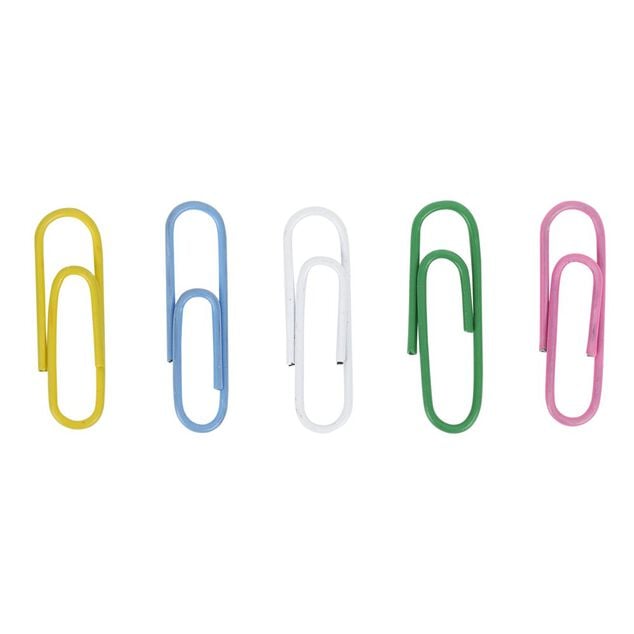 Trombone multicolore 2,8cm x100