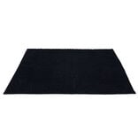Tapis de salle de bain chenille noir 80x50cm