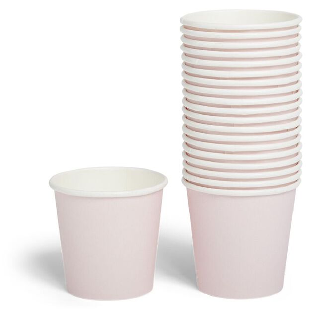 Gobelet en carton rose 12cl x20