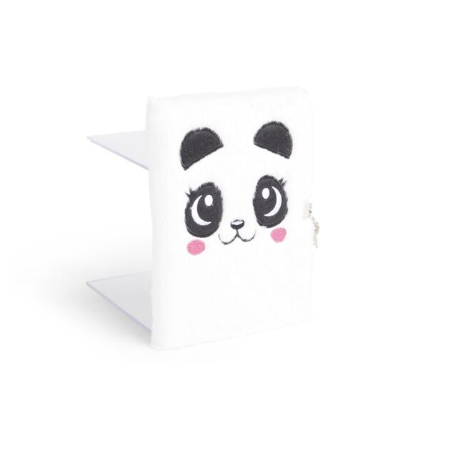 Carnet de note avec couverture en peluche 24x17cm - 5 mod&egrave;les