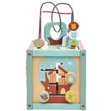 Cube d'activit&eacute;s 5-en-1 en bois
