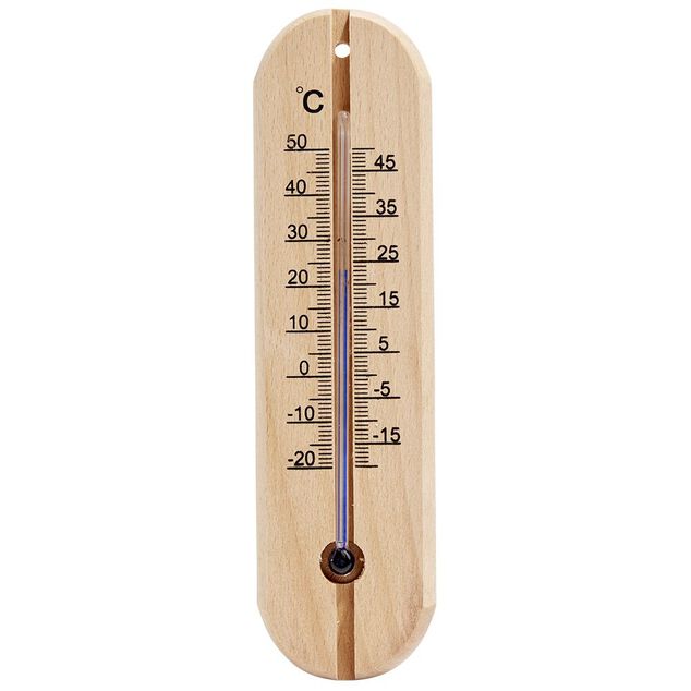 Thermomètre en bois L15cm