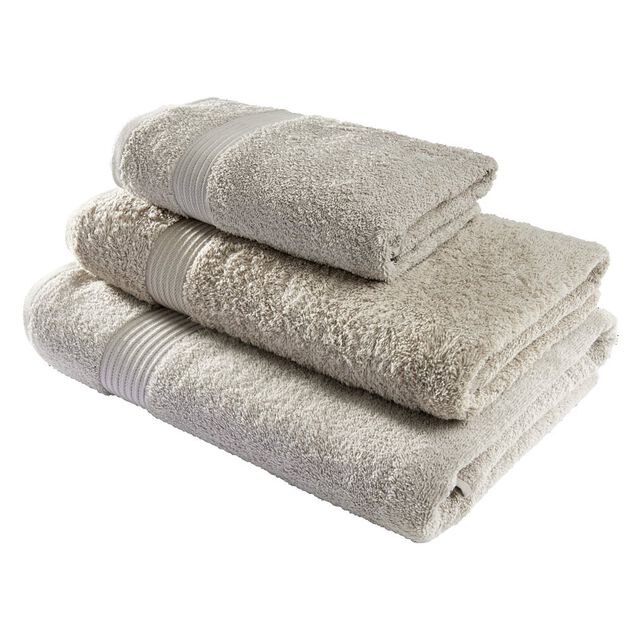 Serviette de toilette 50x90cm coton beige dune