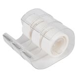 D&eacute;vidoir avec ruban adh&eacute;sif transparent x 3