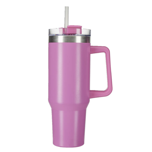 Mug isotherme 1,2L avec paille intégrée (2 modèles)