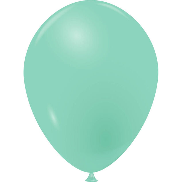 Ballon de baudruche uni vert menthe x20