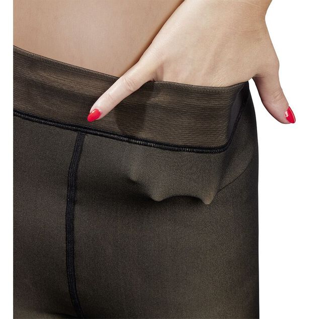 Collant polaire "fausse peau"