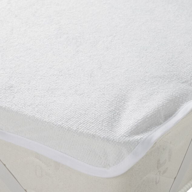 Prot&egrave;ge matelas blanc imperm&eacute;able 160x200cm