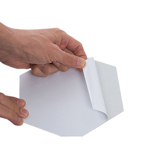 Miroir sticker hexagonal x 3