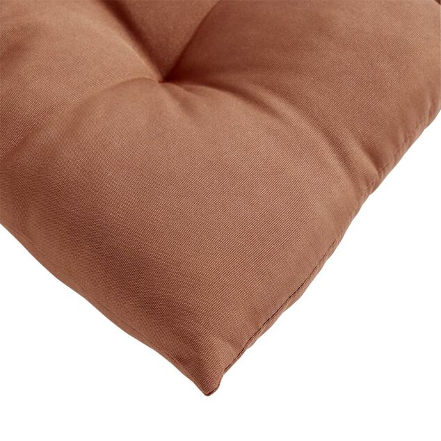 Coussin de banc assise matelass&eacute;e &agrave; nouettes 45x120cm (3 couleurs)