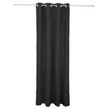 Rideau occultant effet chiné noir 140x240cm