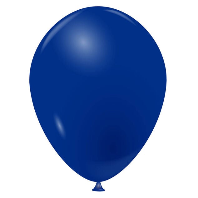Ballon de baudruche uni bleu marine x20