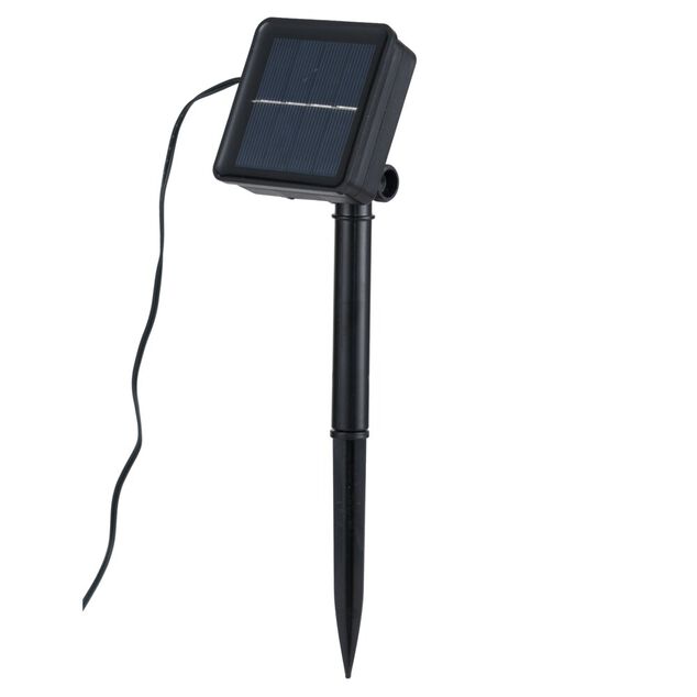 Guirlande de No&euml;l solaire lumineuse 120LED blanc froid L890cm