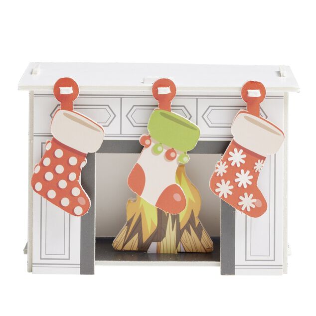 Accessoires de salon pour lutin farceur en carton &agrave; monter 6 pi&egrave;ces