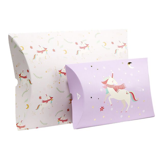 Bo&icirc;te cadeau No&euml;l berlingot enfant x2 18,5x29cm (2 mod&egrave;les)