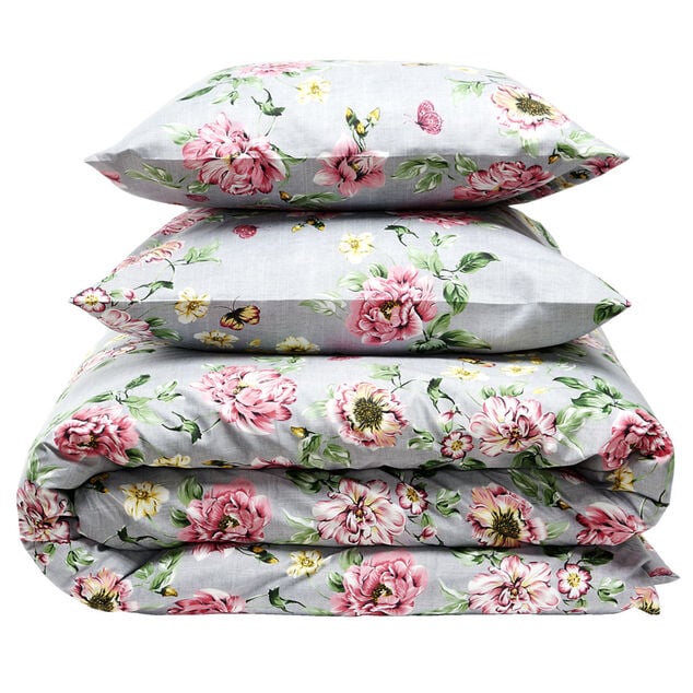 Parure de lit 2 personnes 240x220cm 3 pi&egrave;ces - 4 mod&egrave;les