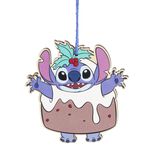 D&eacute;coration Disney Stitch en bois &agrave; suspendre H15cm
