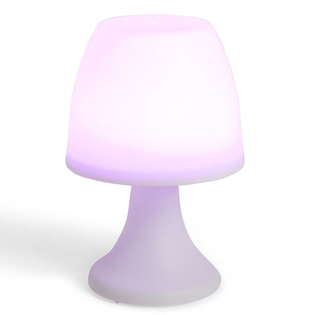 Lampe changement de couleur Ø12,5xH19cm