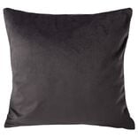 Housse de coussin velours 40x40cm gris