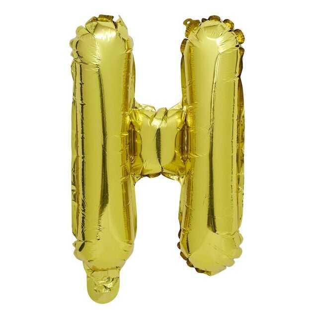 Ballon aluminium happy new year dor&eacute; 34cm