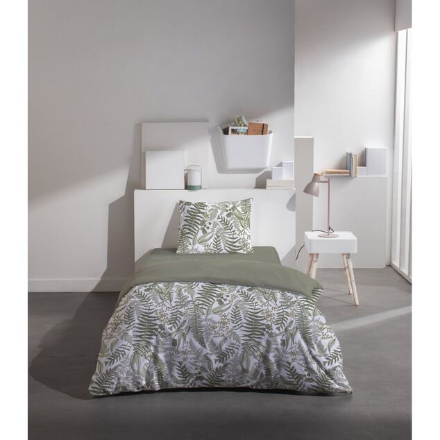 Parure de lit 140x200cm 1 personne micro lav&eacute;e motif imprim&eacute; 3 pi&egrave;ces (3 mod&egrave;les)