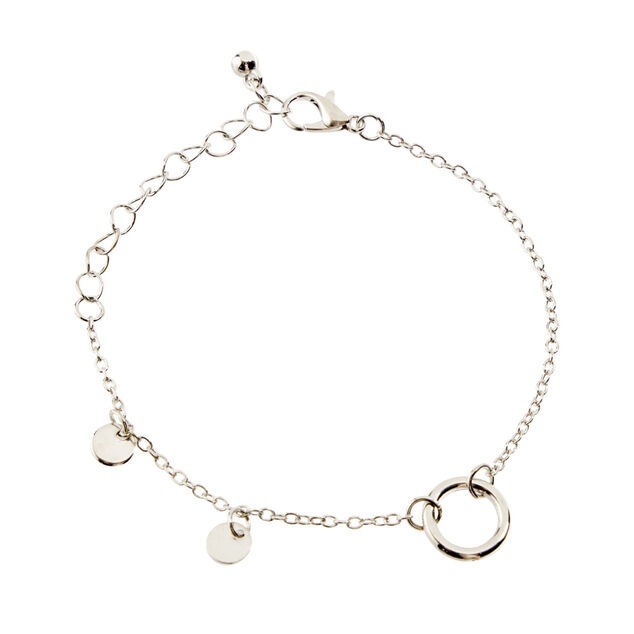 Ensemble montre et bracelet femme argent&eacute;