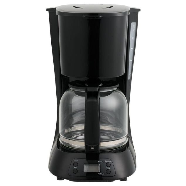 Cafeti&egrave;re programmable Homday noire 1,5L