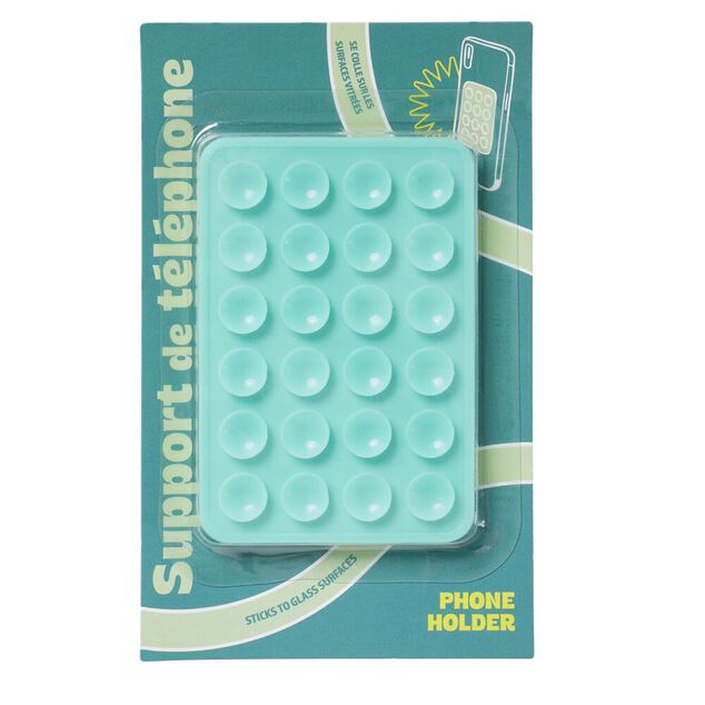 Ventouse t&eacute;l&eacute;phone silicone pour surface vitr&eacute;e (6 mod&egrave;les)