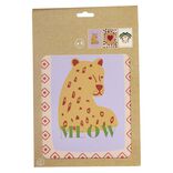 Affiche d&eacute;co x3 papier th&egrave;me tropical 50x70cm (4 mod&egrave;les)