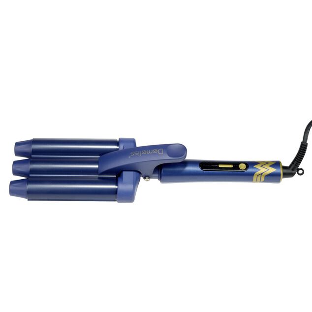 Fer &agrave; onduler Wonder Woman c&eacute;ramique plastique bleu 15x38cm