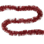 Guirlande de No&euml;l &agrave; brins scintillants Rouge 4 m