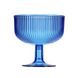 Coupe de glace sur pied 300ml plastique bleu