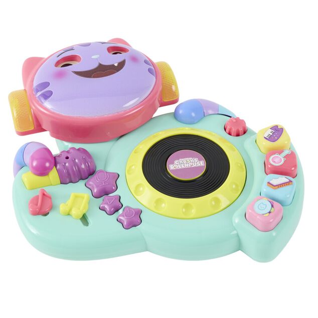 Jeu platine DJ enfant Gabby La Maison Magique son et lumi&egrave;re violet 29x7,5xH27cm
