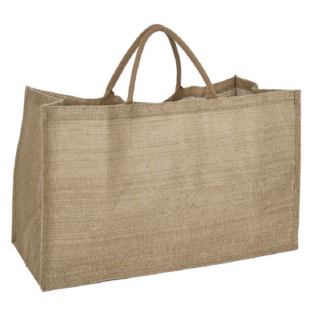 Sac porte bûches en jute GIFI