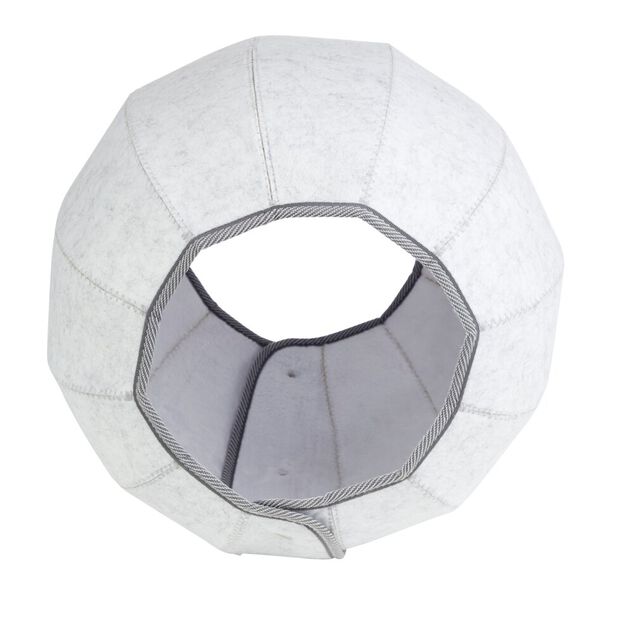 Maison pour chat feutrine blanc L41xl41xH12 cm