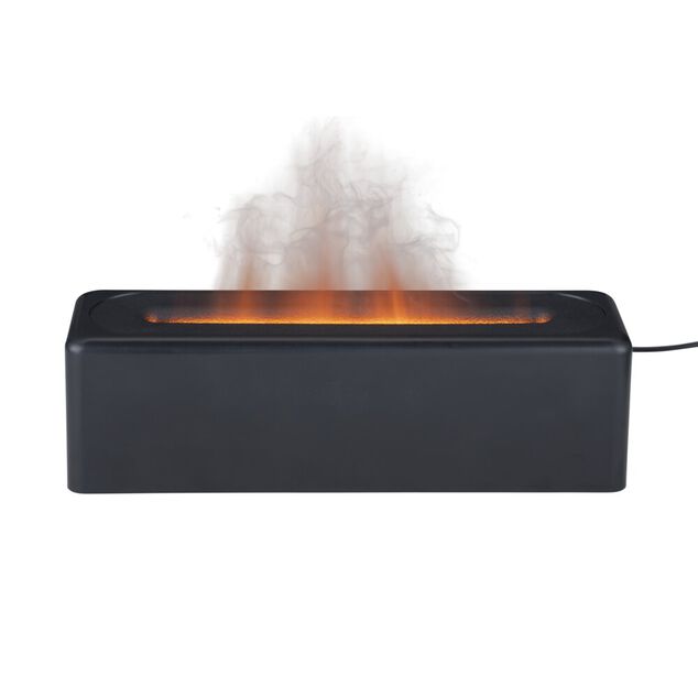 Diffuseur huile essentielle &eacute;clairage feu et glace 2 couleurs L24,6cm